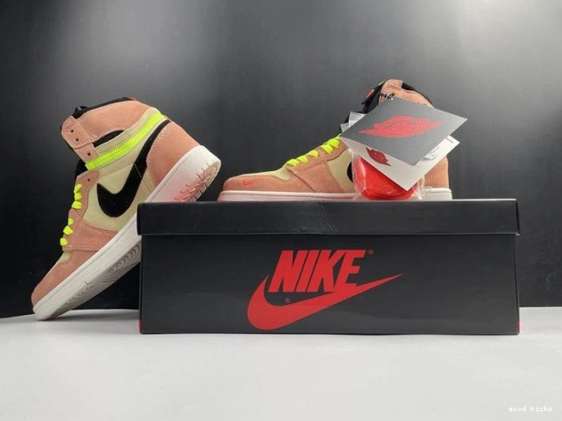 Rep Switch Air CW6576-800 Jordan Peach 1 High 0729